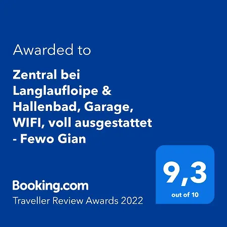 Gian - Close To The Kongresshaus, The Ice Hockey Stadium, Cross-country Skiing, The Eau-la-la Indoor Pool And Wellness, Large Supermarket, 2 Bus Stops, With An Indoor Garage And Fully Equipped Apartment