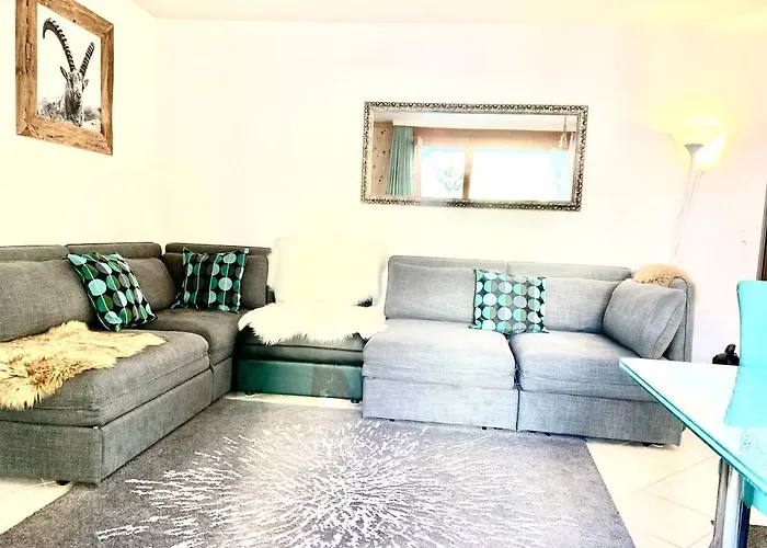 Appartement Gian - Close To The Kongresshaus, The Ice Hockey Stadium, Cross-country Skiing, The Eau-la-la Indoor Pool And Wellness, Large Supermarket, 2 Bus Stops, With An Indoor Garage And Fully Equipped