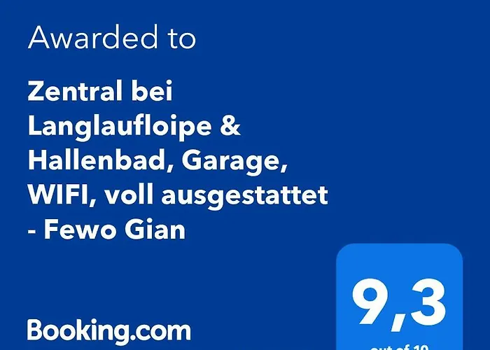 Gian - Close To The Kongresshaus, The Ice Hockey Stadium, Cross-country Skiing, The Eau-la-la Indoor Pool And Wellness, Large Supermarket, 2 Bus Stops, With An Indoor Garage And Fully Equipped Appartement