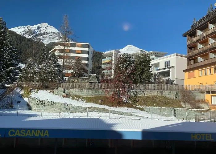 Gian - Close To The Kongresshaus, The Ice Hockey Stadium, Cross-country Skiing, The Eau-la-la Indoor Pool And Wellness, Large Supermarket, 2 Bus Stops, With An Indoor Garage And Fully Equipped Νταβός