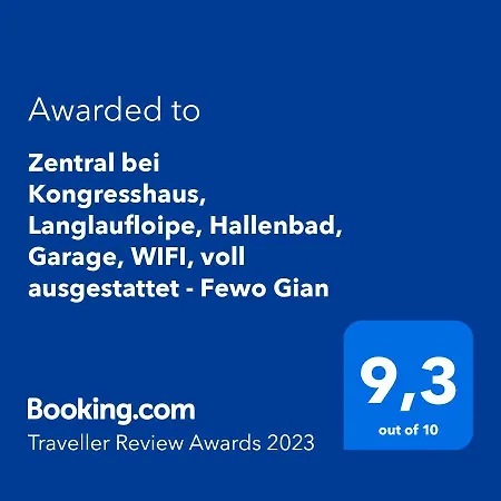 Appartement Gian - Close To The Kongresshaus, The Ice Hockey Stadium, Cross-country Skiing, The Eau-la-la Indoor Pool And Wellness, Large Supermarket, 2 Bus Stops, With An Indoor Garage And Fully Equipped Davos